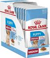 Royal Canin Shn Medium Puppy in Sauce - Nassfutter für Welpen - 10X140G