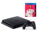 PS4 - Konsole Slim 500GB #schwarz + FIFA 20 + Original Controller