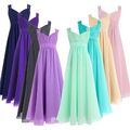 DE Kinder Mädchen Festlich zur Hochzeit Prinzessin Partykleid Chiffon Kleider