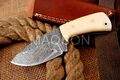 Damast Messer Damaszener Stahl Jagd Knife Damascus Hunting Bowie 4302