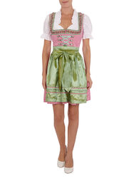 Die Wiesn ruft: Krüger MADL Mini-Dirndl VICKY KARO 48635, Gr. 46, Rot-weiß, NEU