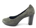 HÖGL DAMENSCHUHE ABSATZSCHUHE PUMPS GR: 38,5 UK: 5,5 GRAU