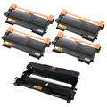 4 Toner+Trommel kompatibel zu Brother TN2220 DR2200 HL2240 HL2250DN MFC7360N MFC