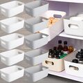 5 Kunststoff Aufbewahrung Korb Box praktisch Zuhause Küche Büro Schule Organizer