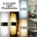 LED Wandleuchte Wandlampe Innen Licht Up Down Leuchten 6W/12W/18W Flur Strahler