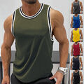 Herren Ärmellos Tanktop Sport Gym Unterhemd Muskelshirt Bodybuilding Trägershirt