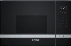 Siemens BF525LMS0 iQ500 Einbau-Mikrowelle, 800 W, 20L cookControl7, LED-Beleucht