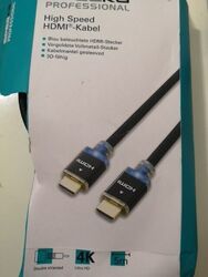 SpeaKa Professional HDMI Anschlusskabel HDMI-A/HDMI-A m/m 4k Ultra HD 5m Gold