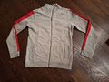 Mädchen-Sweatjacke; Marke: Guess; Größe: 146 (12 Jahre); grau/ rot