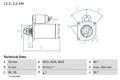 Anlasser Starter BOSCH 0 986 016 950 +69.08€ Pfand für JUMPER BOXER CITROËN XM 1