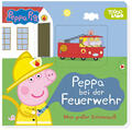 Peppa Pig: Peppa bei der Feuerwehr: Mein großer Schiebespaß | Panini | 2022