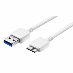 Weiß USB Micro B 3.0 Datenkabel Ladekabel für Samsung Galaxy S5 Note 3