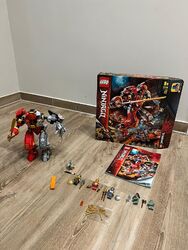 LEGO 71720 NINJAGO Feuer-Stein-Mech komplett mit OVP