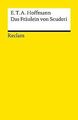 Das Fräulein von Scuderi von Hoffmann, E T A | Buch | Zustand gut