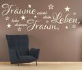 Wandtattoo Spruch Träume nicht dein Leben Lebe deinen Traum Wandaufkleber