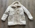 Winterjacke Mädchen Weiß 70% Daunen 30% Federn 