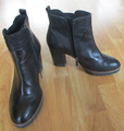 Tamaris Stiefeletten Stiefel Boots Gr. 37 Leder gefüttert sehr guter Zustand