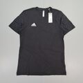 Adidas Herren T-Shirt schwarz klein ENT22 kurze Schlitze V-Ausschnitt HC0448