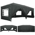 Pavillon Faltpavillon 3x3m/3x6m Pop Up Partyzelt Gartenpavillon UV-Schutz 50+