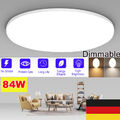 LED Decken Lampe RundEckig Wand Flur Küchen Wohn Zimmer Bad Leuchte 48 72 84Watt