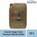 Castrol EDGE 0W-40 A3/B4 20 Liter Motoröl Fluid Titanium