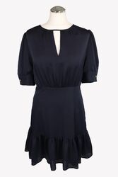 Claudie Pierlot Damen Kleid Gr. 36 (FR 38) Blau A-Linie Dress