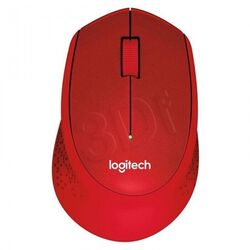 Logitech Maus M330 910-004911 (Optisch; 1000 DPI; Farbe rot)