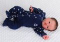 Schlafanzug Baby Strampler Anzug Overall 50 56 62 68 74 80 86 92 Langarm Fuß
