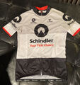 Cuore Swiss Fahrrad Trikot Shirt Jacke Gr.S schwarz weiß rot 92%Polyester Neu!