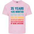 35th Birthday 35 Jahre alt Herren Baumwolle T-Shirt Top