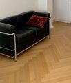 Cassina le Corbusier LC 2er Sofa Leder