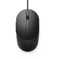 Dell Laser Wired Mouse MS3220, Maus, optisch, 3200dpi, USB, 5 Tasten, schwarz