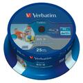 1x25 Verbatim BD-R Blu-Ray 25GB 6x Speed DL Wide Printable CB DVD Blu-ray 12cm