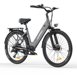 26 Zoll Elektrofahrrad Damen E-Bike mit 250W Motor 36V 13AH Akku 7 GängeBefreit MwSt.✅Shimano 7-Gänge✅Fuß unterstützen