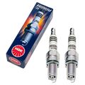 Zündkerzen Set NGK 2x DCR8EIX Iridium entstört 19mm Langgewinde Ø 12mm, 3606