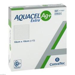 AQUACEL Ag+ Extra 10x10 cm Kompressen 10 St PZN 12903440