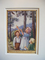 Vintage Kinderzimmer Druck & Reittier Cicely Mary Barker um 1930 Kinder im Wald