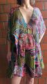 Strand Tunika Kleid von DESIGUAL Bluse Pareo Kaftan Gr 38 M wie neu