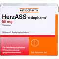 HerzASS-ratiopharm 50 mg Tabletten zur..., 100 St. Tabletten 4562798