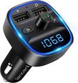 FM Transmitter Bluetooth 5.0 KFZ Auto Radio MP3 Player USB Ladegerät Adapter Kit