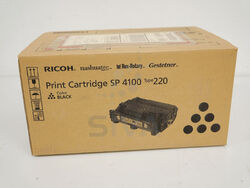 Original RICOH Print Cartridge SP 4100 Typ 220 Toner 407649 Black Tonerkartusche