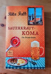"Sauerkrautkoma" von Rita Falk, nur einmal gelesen, sehr guter Zustand!