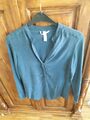 Seidenbluse Sophie Blau Gr.  36