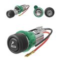 Zigarettenanzünder Einbau Steckdose 12V / 24V beleuchtet KFZ Stecker PKW Auto