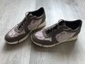 Lofina Sneaker Schnürer Leder taupe Gr. 40