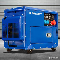 BRAST Generator Diesel 5,7kW (7,7PS) mit 418cm³ Stromerzeuger Stromgenerator⭐⭐⭐⭐⭐ ✔5000 Watt ✔4-Takt-Dieselmotor ✔Lange Laufzeit