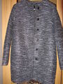 MORE & MORE  Kurzmantel Blazer  Jacke 36 38  schwarz weiss silber