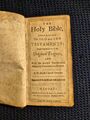 Holy Bible, Old and New Testament, Printer John Baskett 1727