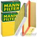 MANN FILTER INSPEKTIONSPAKET passend für AUDI A3 8V VW GOLF 7 8 PASSAT B8 TOURAN