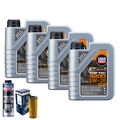 Motoröl 5W30 LIQUI MOLY Top Tec 4200 4L+BOSCH Ölfilter +Spülung